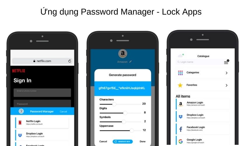 app khoá ứng dụng trên iphone -Password Manager – Lock Apps