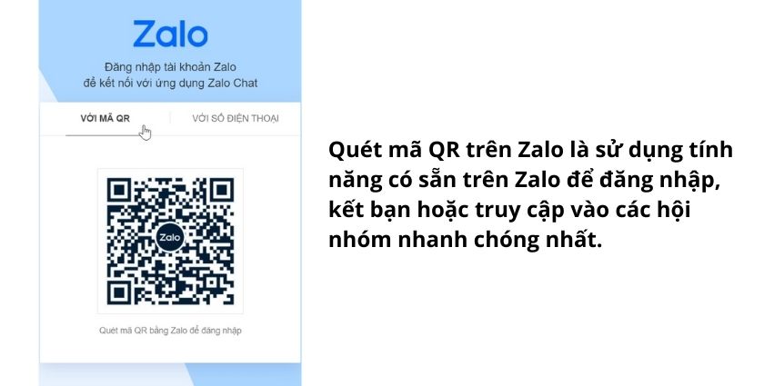 Quét mã QR trên Zalo để làm gì?
