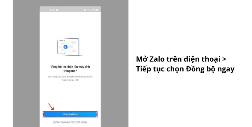 Cách để đồng bộ tin nhắn Zalo trên máy tính, laptop
