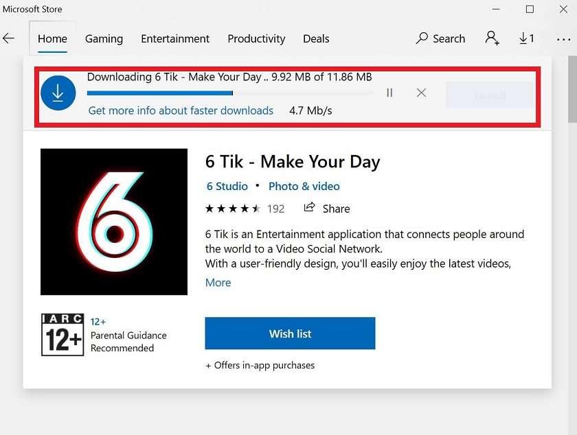 Cách tải video TikTok trên 6 Tik Windows 10 bước 3