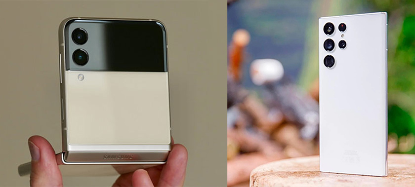 So sánh Samsung Galaxy Z Flip 4 và S22 Ultra