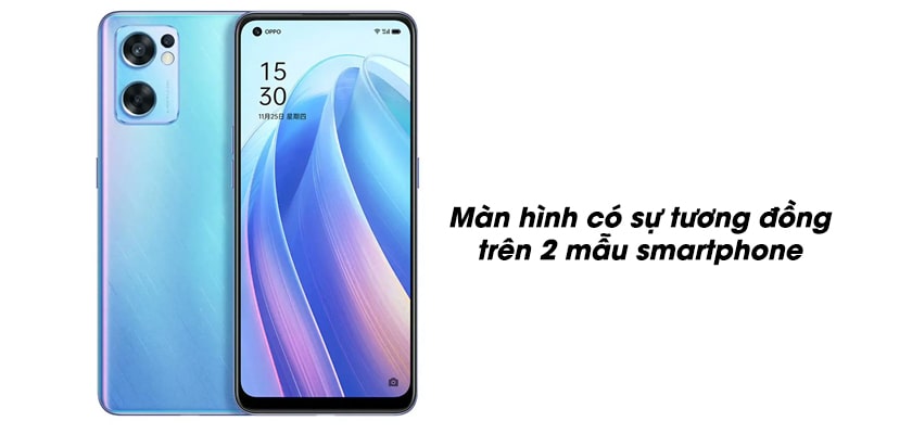 So sánh màn hình Samsung A53 vs Oppo Reno7