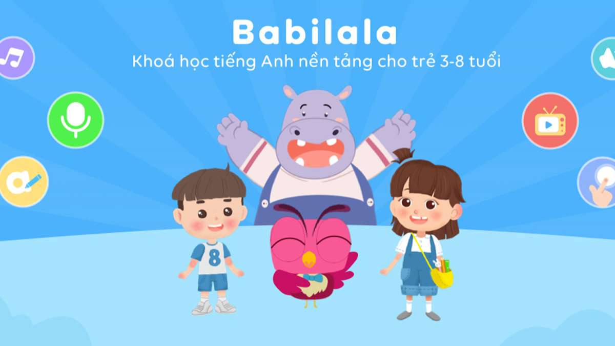 Babilala - ứng dụng học tiếng Anh cho bé miễn phí